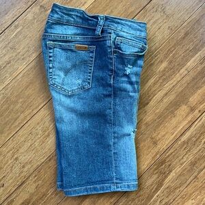 JOE’S JEANS Designer Girl’s Jean Shorts 9” sz 12